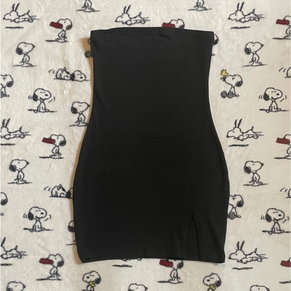 black strapless dress 3